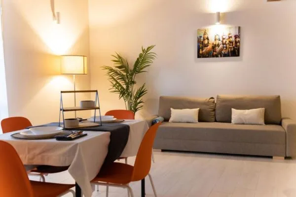 Area soggiorno di Open Sicily Homes - Guascone Residence - Self Check-in