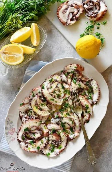 Carpaccio di polpo ricetta