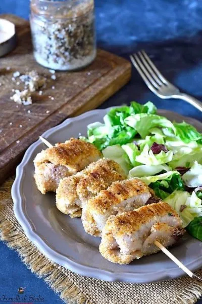 Involtini di pesce spada alla messinese