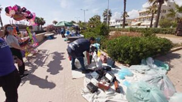 Agrigento, blitz sul lungomare di San Leone: sequestrata merce contraffatta