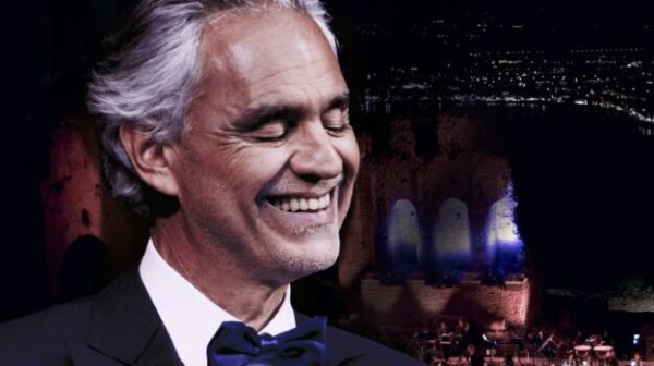 Andrea Bocelli al Teatro Antico di Taormina, ai giovani: "Coltivate il talento"