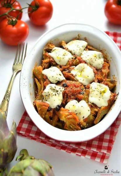 Carciofi alla pizzaiola