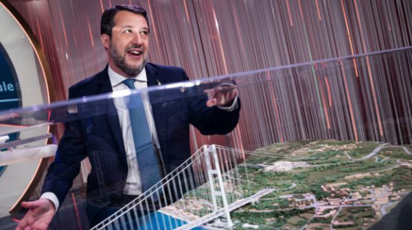 Salvini a Messina: nasce la Società Stretto di Messina per il Ponte