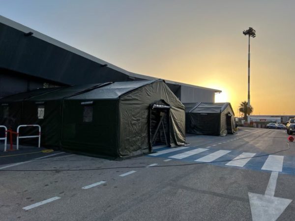 Aeroporto Catania, prime tensostrutture climatizzate dell’aviazione militare