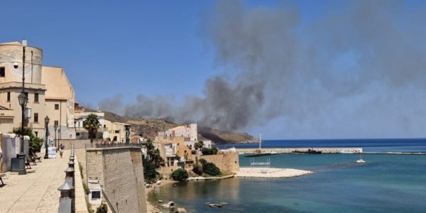 Incendi anche nel Trapanese, paura a Castellammare del Golfo e Calatafimi