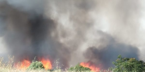 Incendio a Marsala, fumo nero sulla città: case evacuate, fiamme vicino a un deposito di barche