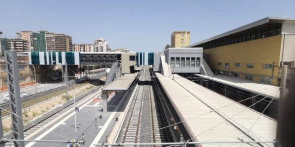 Palermo, lavori alla stazione Notarbartolo: arriva la nuova passerella per i pedoni