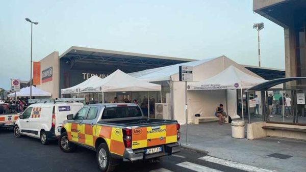 Operativa tensostruttura al Terminal C dell'aeroporto di Catania