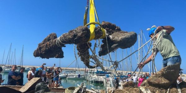 Agrigento, recuperati cannoni e un’ancora di un relitto del XVII secolo