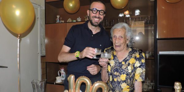 Bagheria in festa per nonna "Fifetta": si brinda per i suoi cento anni