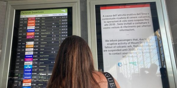 L'aeroporto di Catania torna lentamente alla normalità