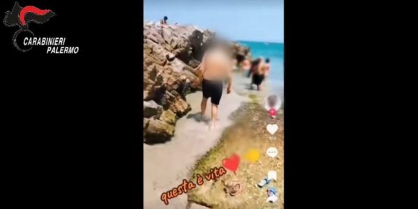 Ai domiciliari posta video su TikTok dal mare, finisce in carcere condannato per estorsione di Monreale