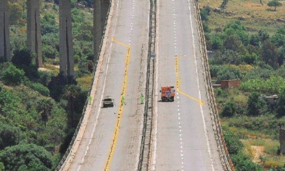 Incidente ad Agrigento: scontro tra un suv e un'auto sul ponte Morandi, feriti i conducenti