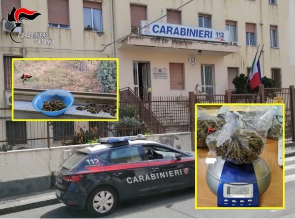 La sua casa di Giarre era diventata il supermarket della droga: arrestato