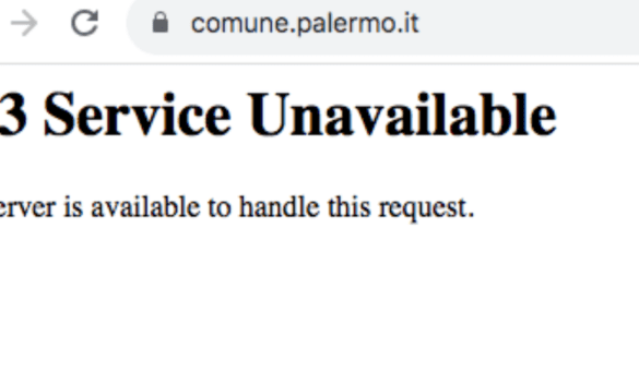 Palermo, il sito internet del Comune non funziona: niente servizi online, escluso attacco hacker