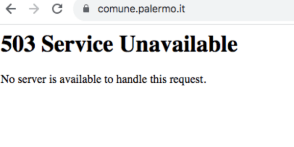 Palermo, il sito internet del Comune non funziona: niente servizi online, escluso attacco hacker