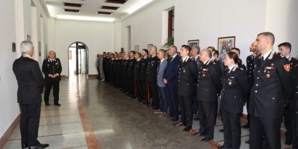 Palermo, il commiato del comandante della Legione Sicilia dei carabinieri