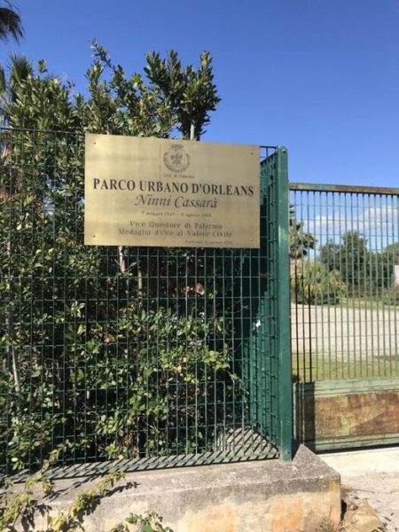 Parco Cassarà di Palermo chiuso da 10 anni, 'togliete la targa'