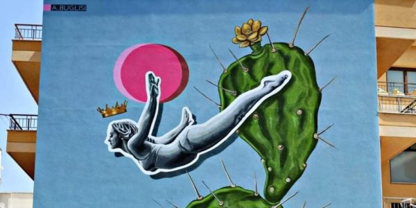 Villabate, il murales dell’artista Andrea Buglisi contro i femminicidi