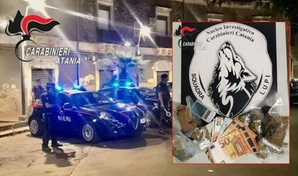 Catania, monolocale a San Cristoforo pieno di bustine di hashish e marijuana: arrestato 29enne