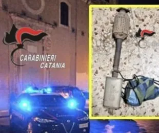 Arresti Catania: rubato catalizzatore Fiat Punto.
