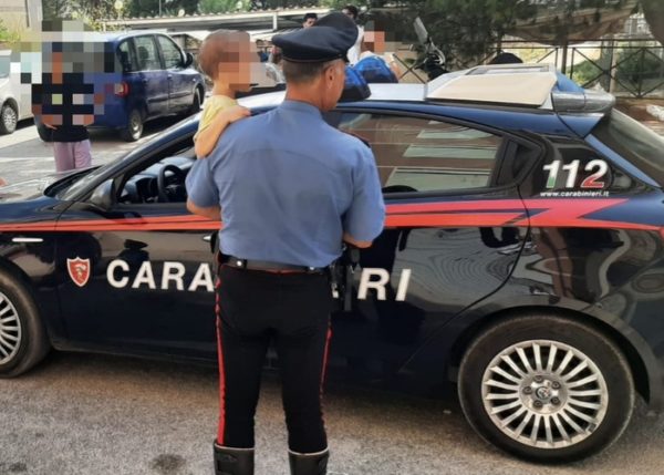 Bambino scompare mentre gioca, trovato dopo due ore da Cc