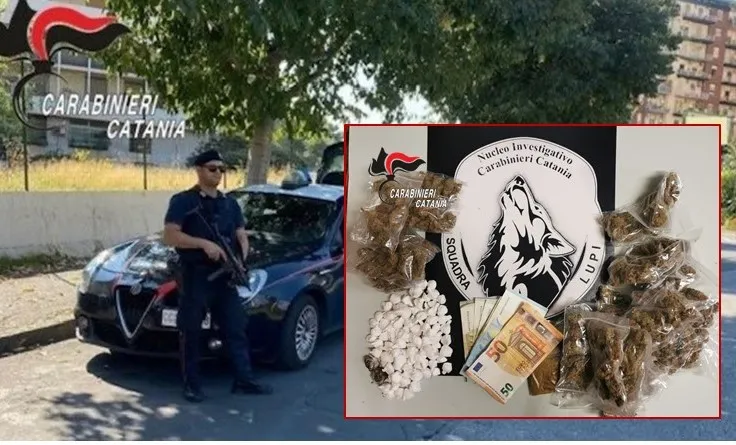 Catania: arrestato rider che consegnava droga a domicilio