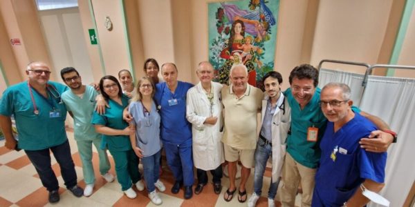 Da Foggia un «grazie» per il padre salvato dall'infarto all'ospedale Ingrassia: «...e forza Palermo»