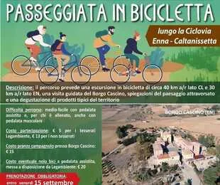 Domani in bici sulla Ciclovia Enna - Caltanissetta