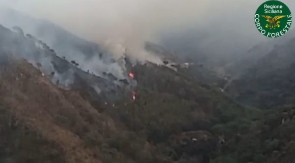 Incendi a Messina e Agrigento, in fumo ettari di bosco