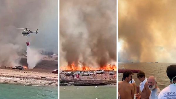 Incendi in Sicilia, riapre l’aeroporto di Trapani ma situazione ancora critica: evacuati turisti e abitanti tra Scopello e Castellamare