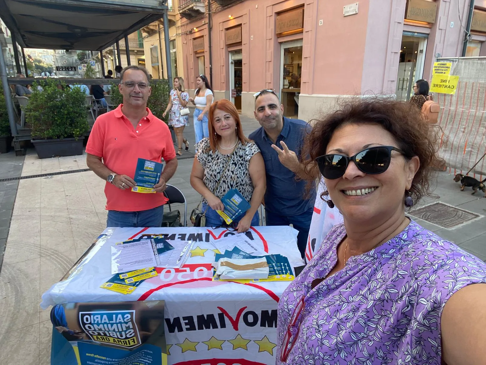 M5S a Messina: raccolta firme per il salario minimo