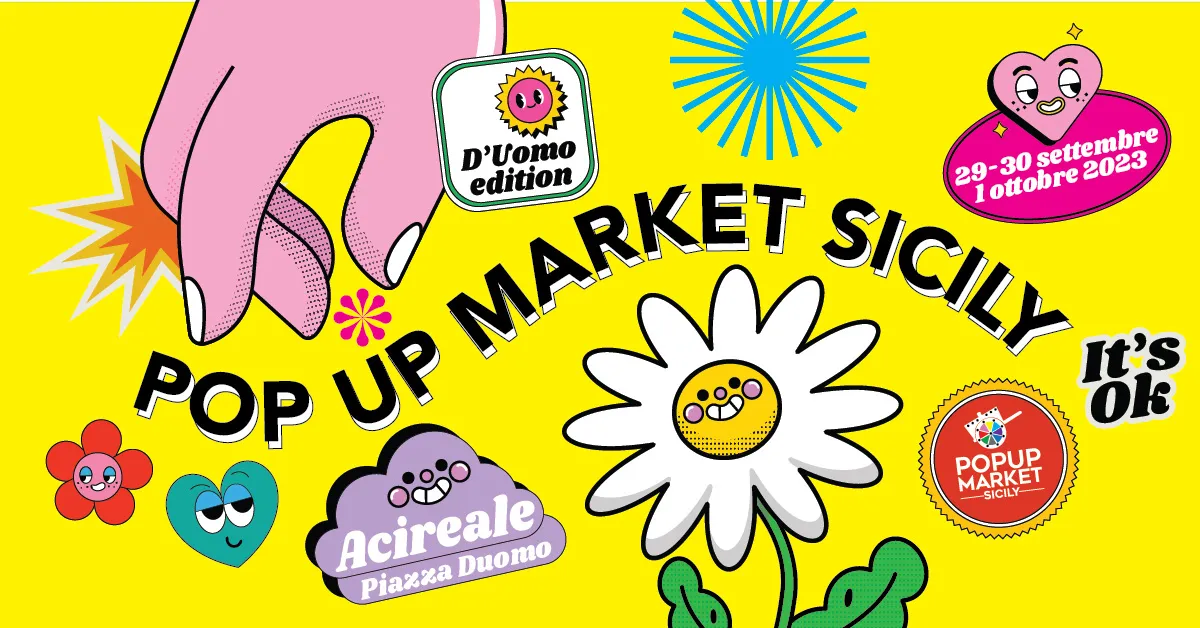Mercato Pop Up in Sicilia ion ad Acireale, organizzato da PeriPeri a Catania.