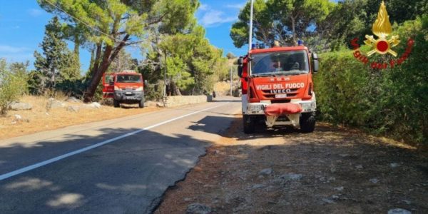 Acchianata di Santa Rosalia, presidio fisso su Monte Pellegrino di vigili del fuoco e forestale