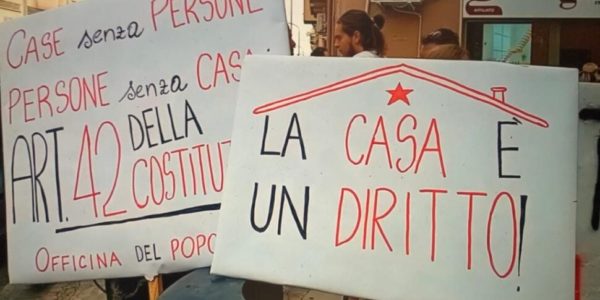 Senza casa a Palermo, protesta in prefettura: "Tremila famiglie in attesa di un alloggio"