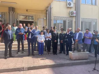 Sindaco Basile visita scuole Minutoli e Albino Luciani per avvio anno scolastico 2023-2024.