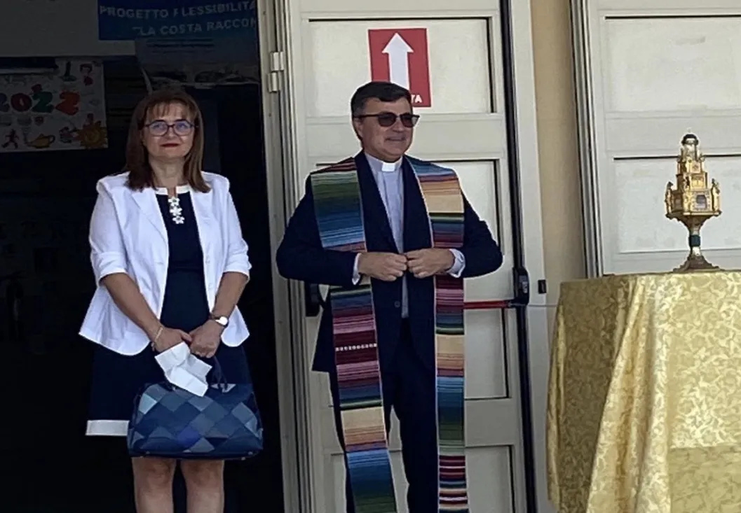 Siracusa: il reliquiario della Madonna delle lacrime all'Istituto Costanzo
