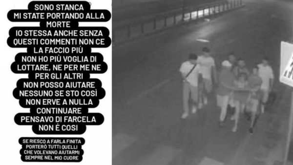 La vittima del “branco” lascia Palermo: trasferita in una comunità protetta dopo lo sfogo sui social