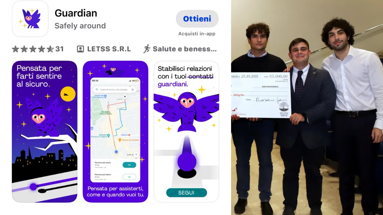 "Guardian-Safely Around": l'App studentesca che trasforma la Sicurezza Urbana