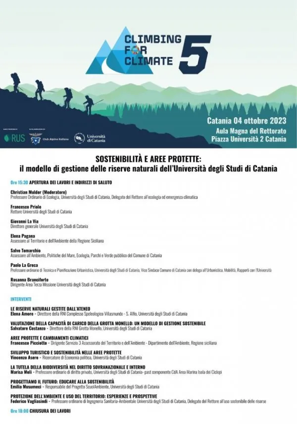 Sostenibilità e aree protette: modello di gestione dell'Università di Catania - UniCT.