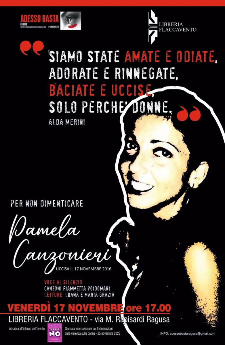 Incontro in memoria di Pamela Canzonieri: voce al silenzio