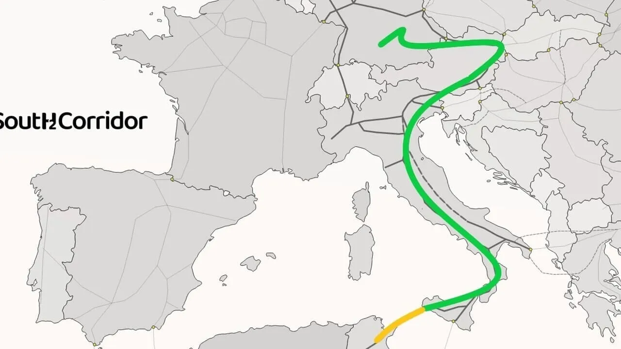Maxi corridoio idrogeno Sicilia-Germania via Palermitano.