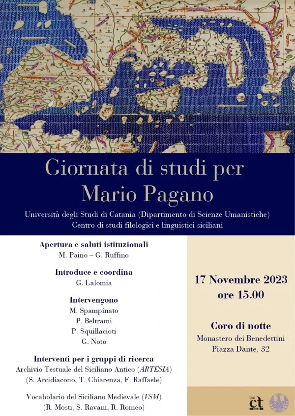Giornata di studi per Mario Pagano a Catania