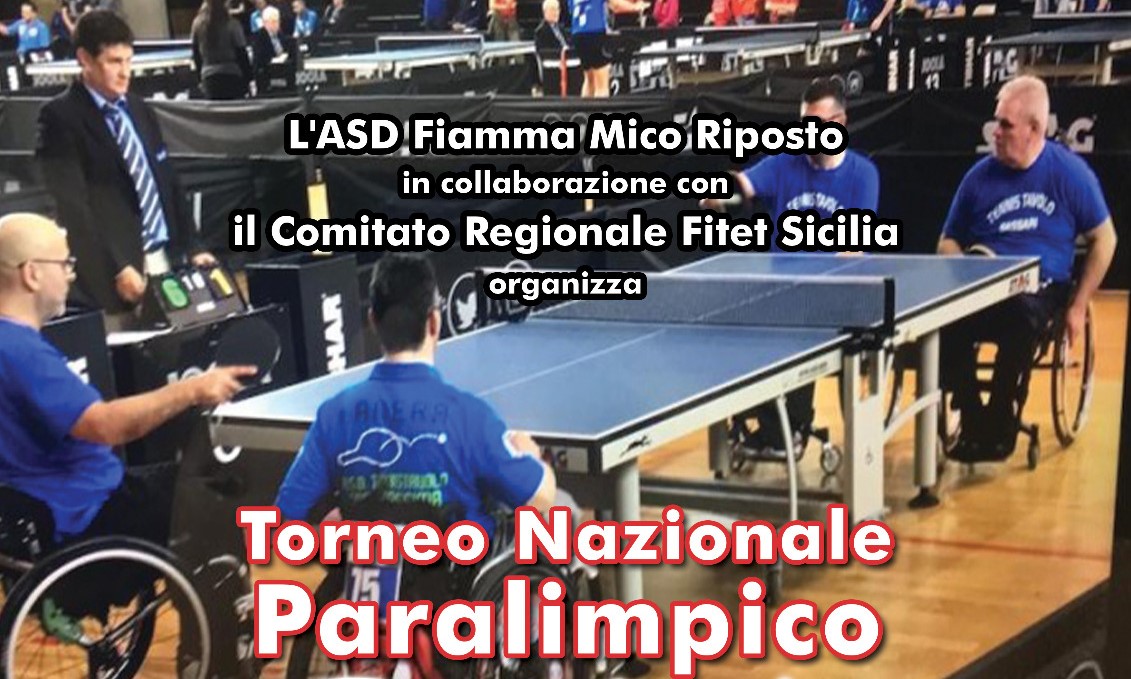 Logo primo torneo paralimpico della stagione 2023 2024