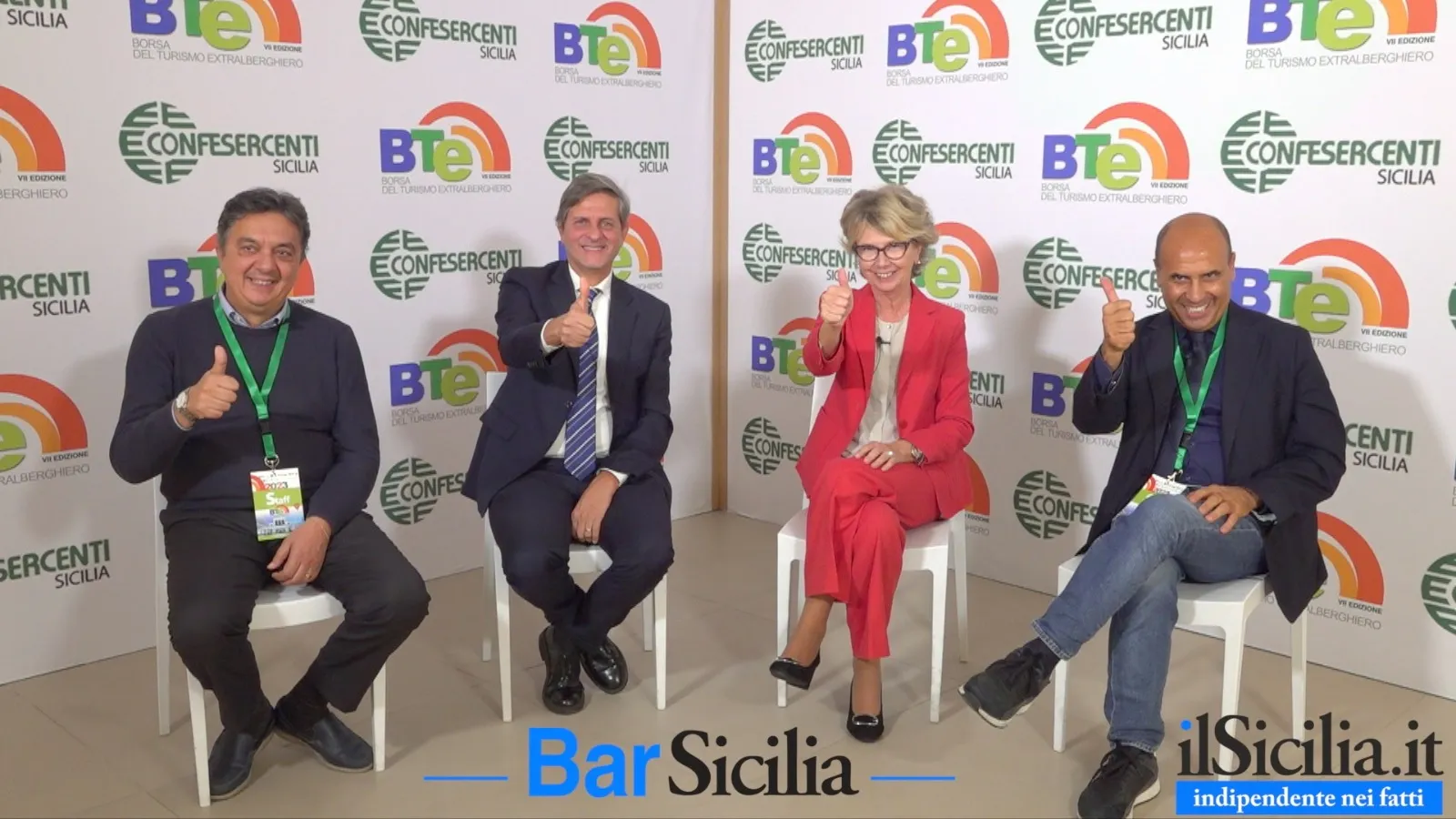 Successo per il Bar Sicilia alla Bte di Confesercenti: De Luise e Messina ottimisti sul turismo extralberghiero.
