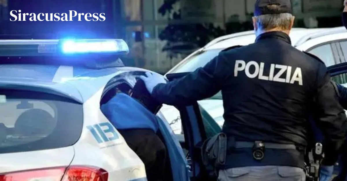 Ubriaco alla guida di furgone rubato semina panico a Siracusa, arrestato dalla Polizia.