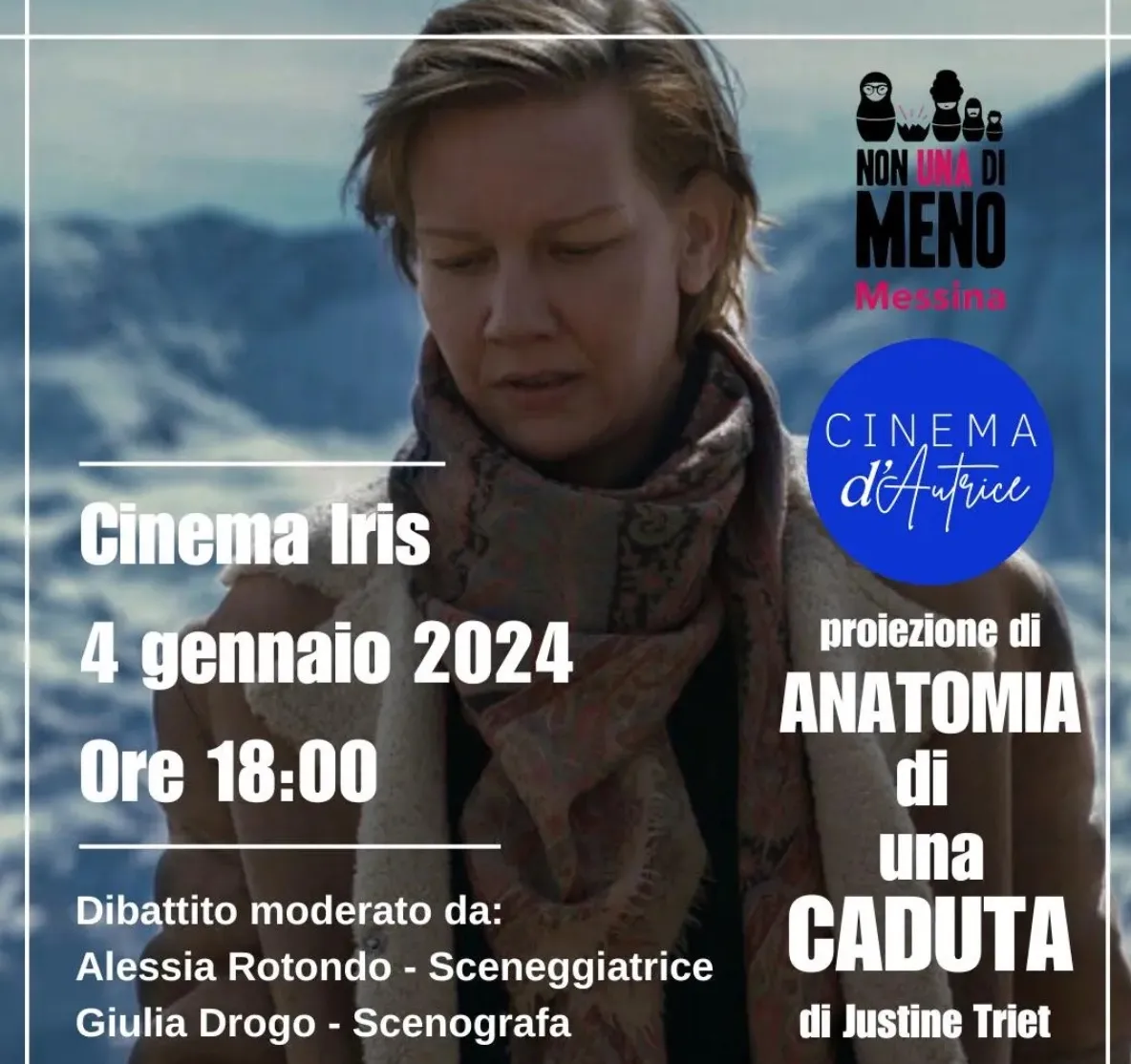 "Anatomia di una caduta" o a Messina
