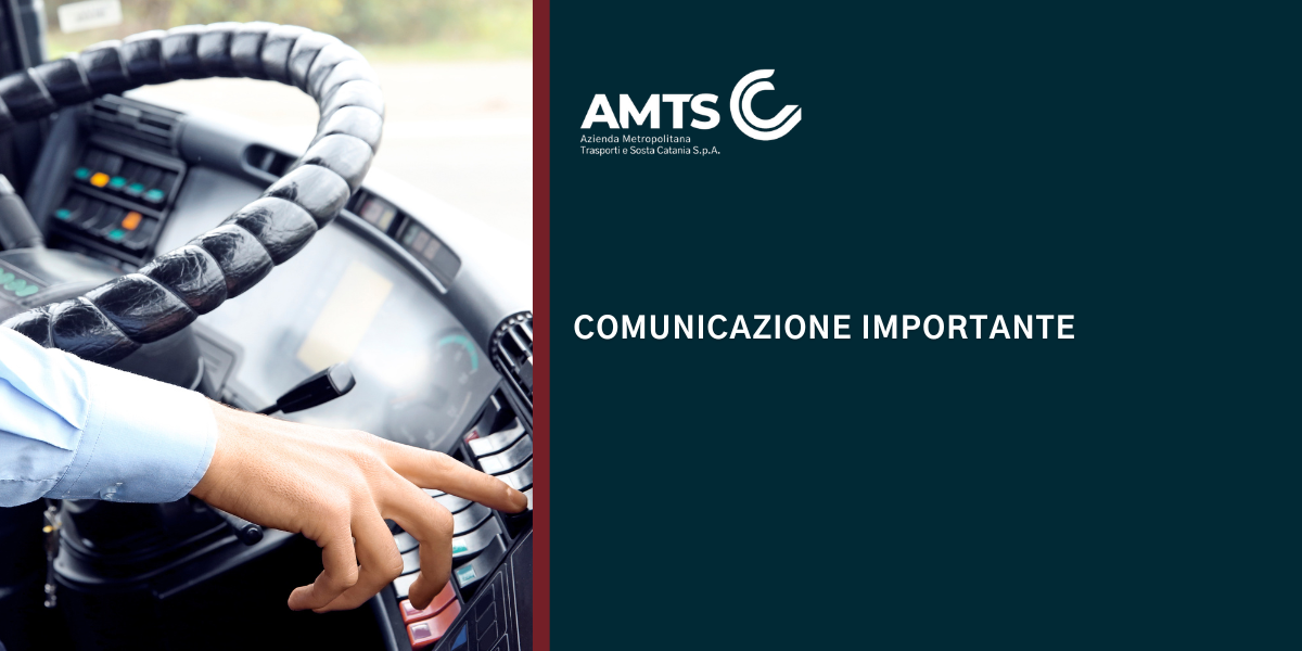 Comunicazione AMTS Catania limite 60 caratteri