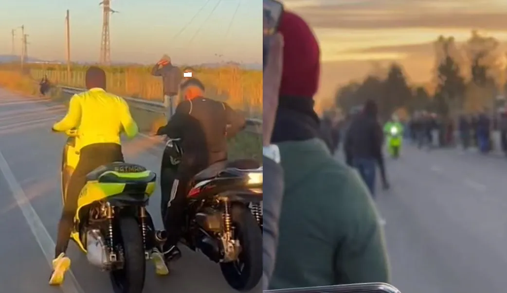 Gare clandestine in moto a Catania: prova per le corse dei cavalli