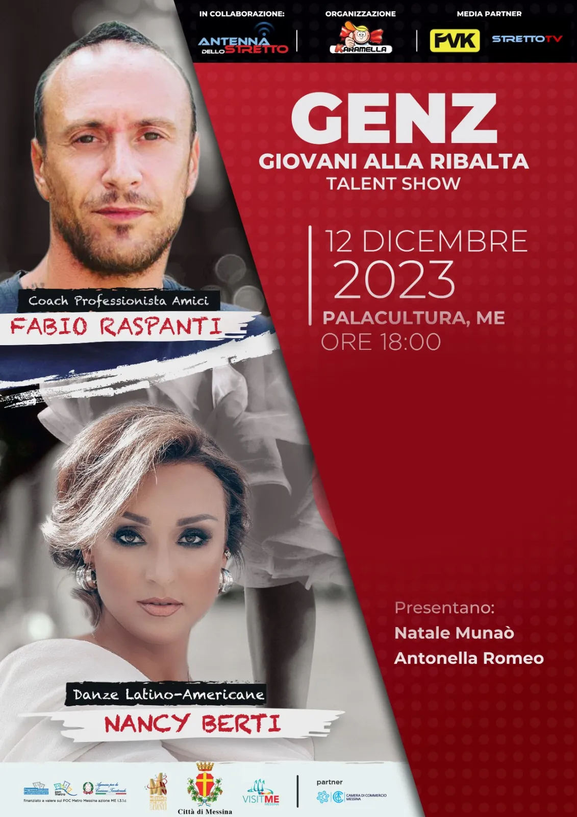 Genz Giovani: Ribalta con Fabio e Nancy, concerto Karima